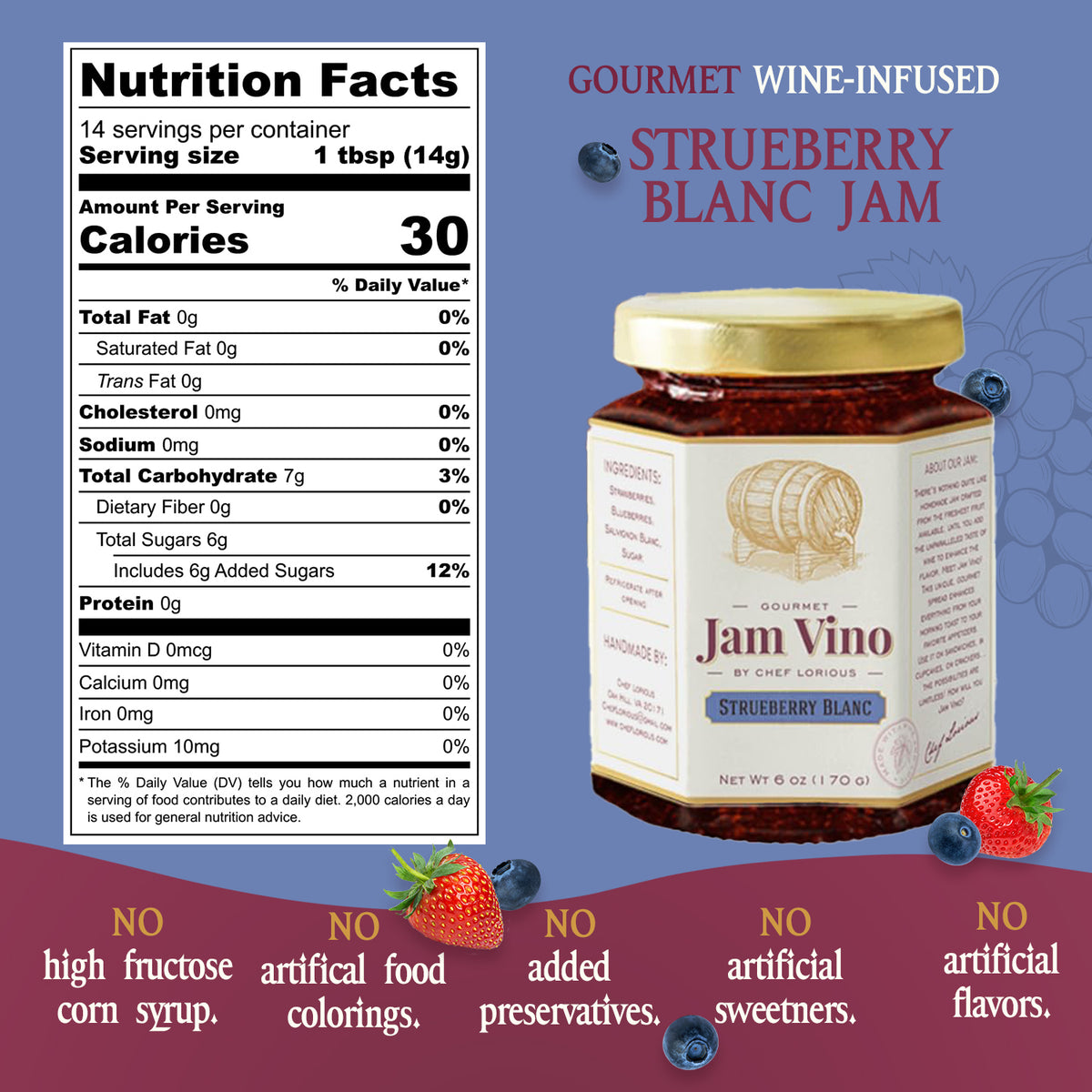 Strueberry Blanc Jam
