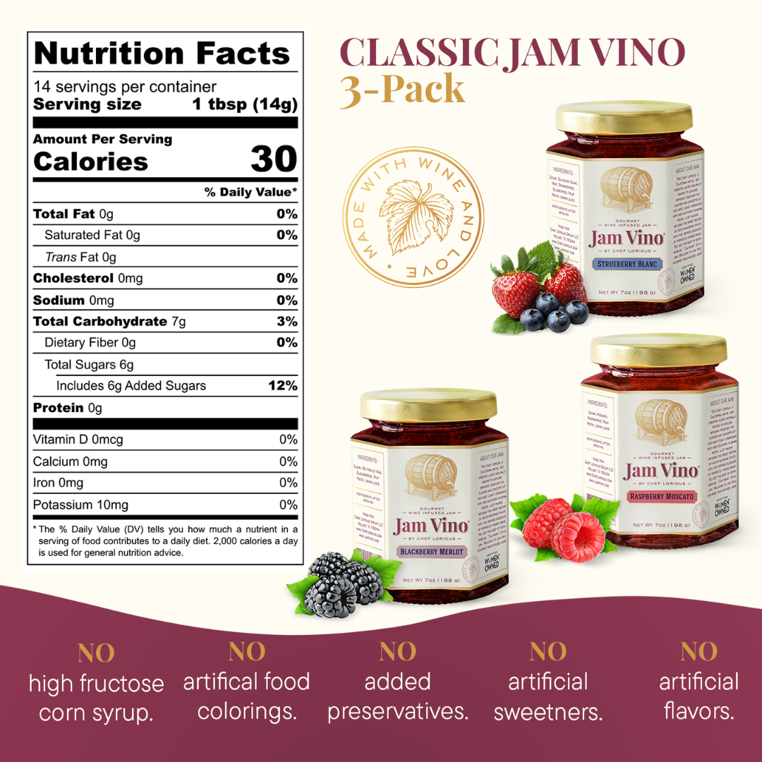 Classic Jam Vino 3-Pack