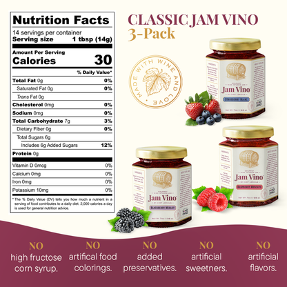 Classic Jam Vino 3-Pack